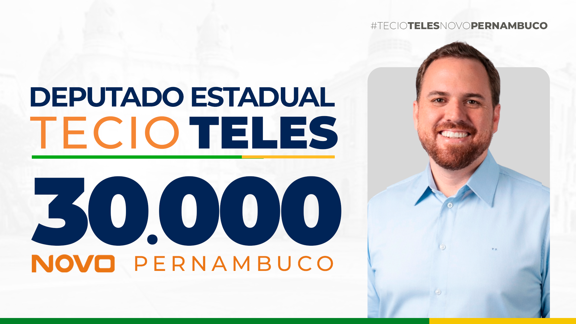 Tecio Teles - Pré-Candidato a Deputado Estadual pelo Partido Novo Pernambuco